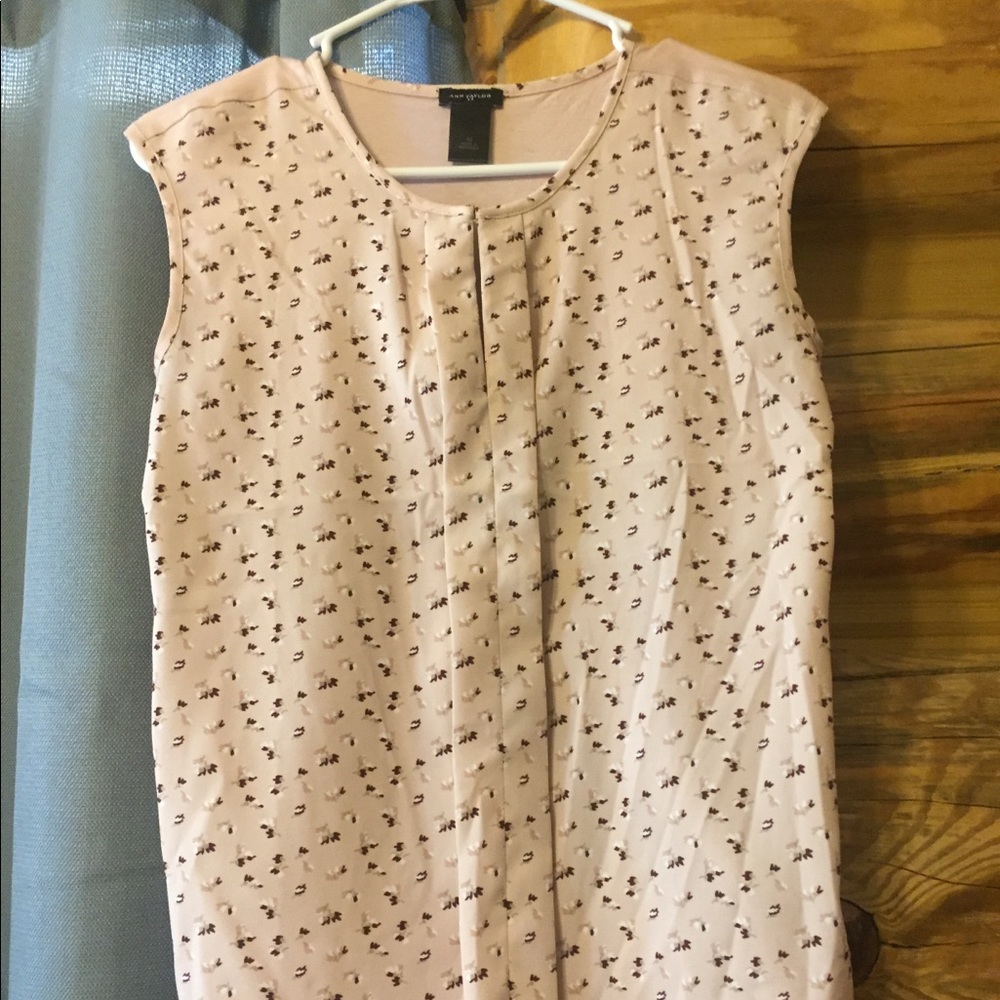 Dusty rose floral print dress top